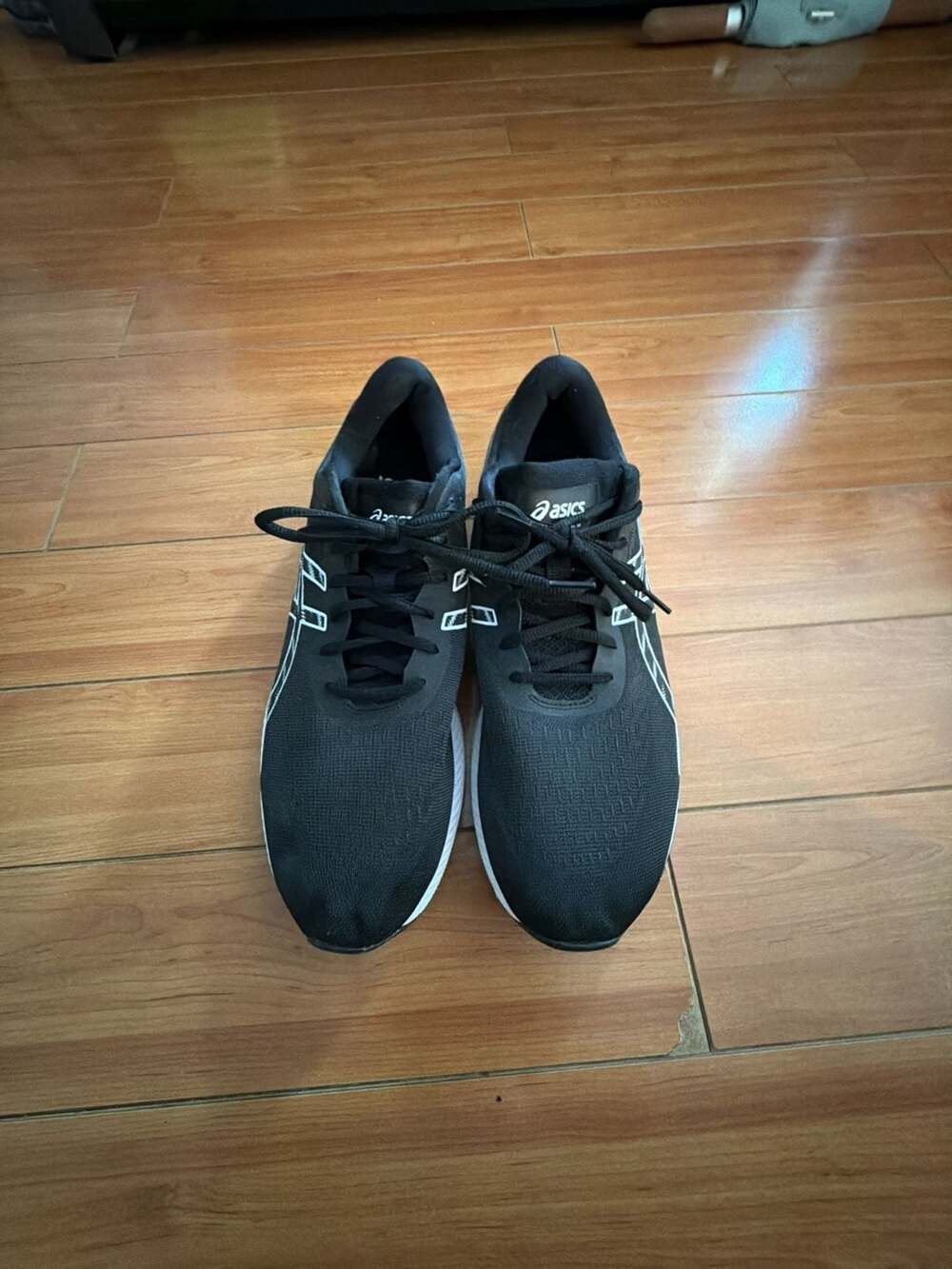 ASICS Gel-Excite 9 Black White Running Sneakers Size-12 1/2